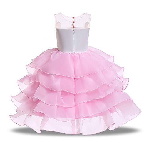 Unicorn Dress Princess Children's Girls Cosplay Costume Kids Skirt Pink
