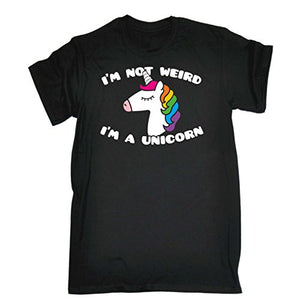 Men's I'm Not Weird I'm A Unicorn Funny Joke T-Shirt