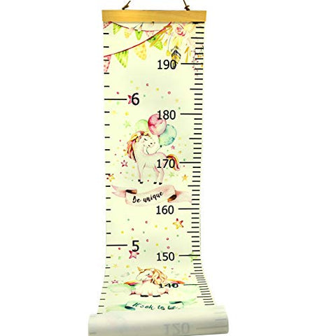 Unicorn Growth Chart for Kids Bedroom | Measuring Height Chart