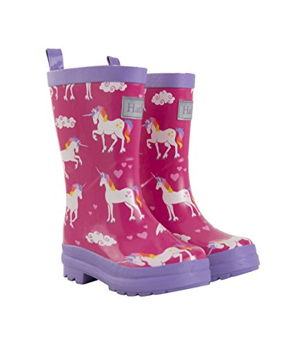 Rainbow Unicorns | Hatley Girl's Printed Wellington Rain Boots