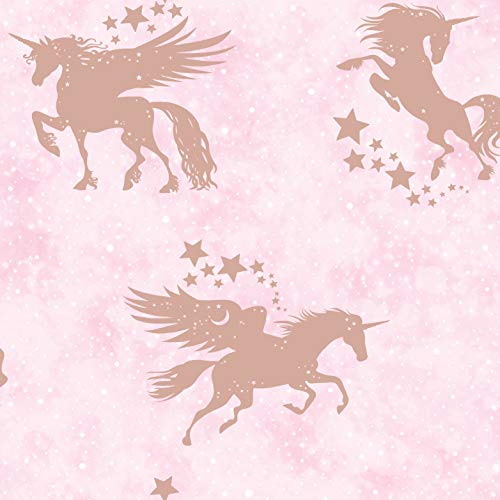 Pink Gold Wallpaper Unicorn 