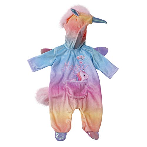 BABY Born Fantasy Unicorn Onesie For 43 cm Dolls | Rainbow Outfit 