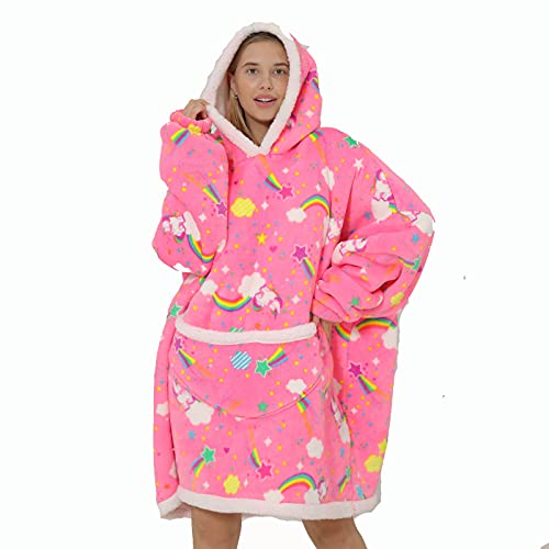 Soft & Fluffy Unicorn Oodie | Hoodie | Wearable Blanket 