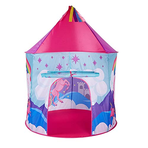Large unicorn play house tent pink multicoloured