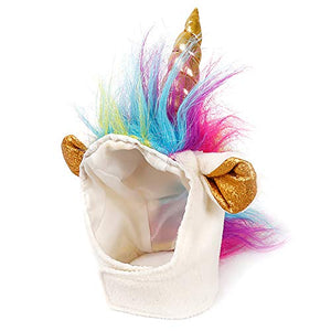 Novelty Unicorn Hat Costume For Small Dog Or Cat | Funny Unicorn Gift