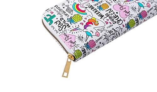 Unicorn Graphical Purse For Girls & Teens 