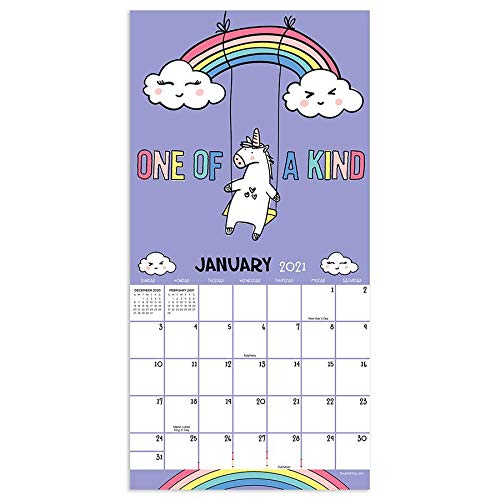 One Of A Kind Unicorn Calendar 2021