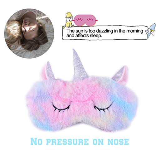 Unicorn With Horn Eye Sleeping Mask 