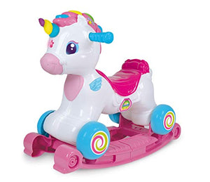 Unicorn Ride On 3 in 1 - Multicoloured