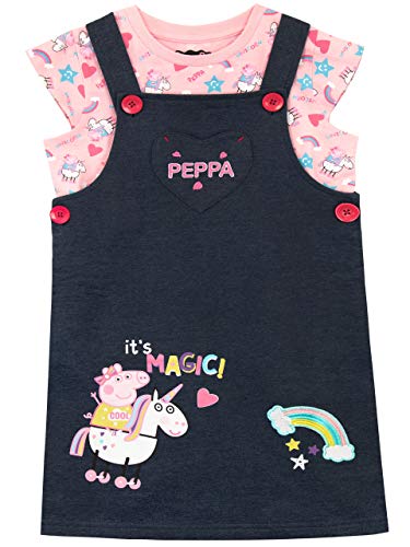 Unicorn Peppa Pig Dress with T Shirt