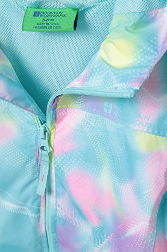 Tie Dye Effect  Kids Printed Waterproof Jacket - Children's Rain Jacket | Mountain Warehouse