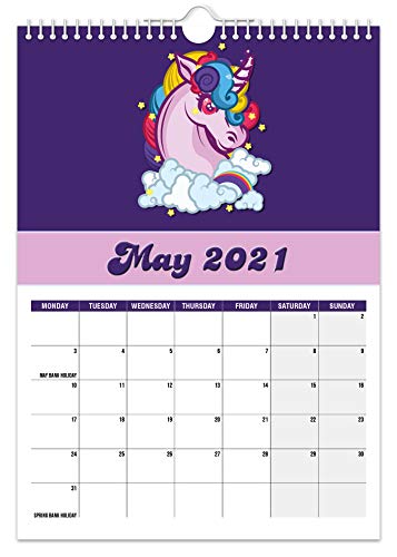 Unicorn 2021 Wall Calendar | Gift Idea | Planner 