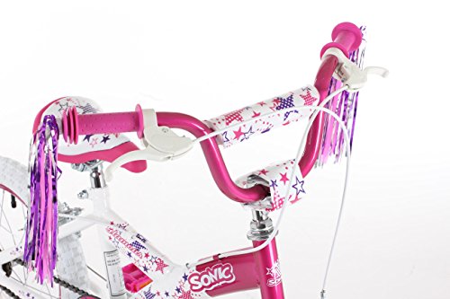 Pink & White Girls Bike 16 Inch Wheel 
