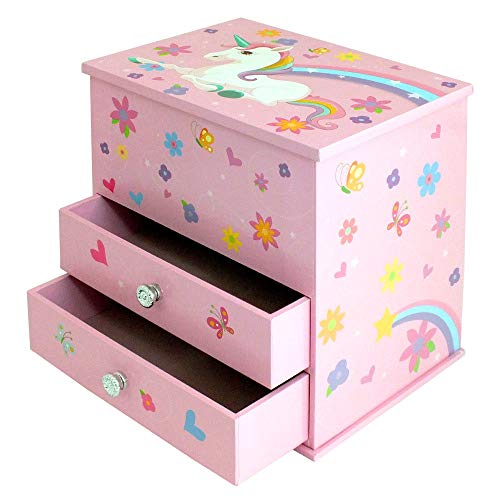 Unicorn Gift | Jewellery Box For Girls | Pink 