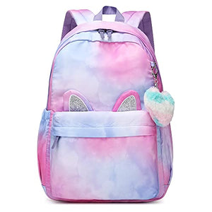 Tie Dye Unicorn Style Backpack | Rucksack | Cat Ears 