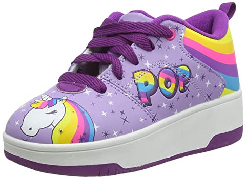 Heelys POP Strive Sneaker | Lilac Rainbow Unicorn | UK | Heelys | Trainers