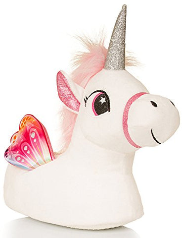 Nifty Kids 3D Unicorn Slippers | Misty Unicorn | UK 2-3