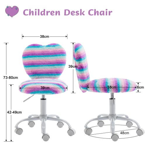 Unicorn Computer Chair | For Kids | Faux Fur