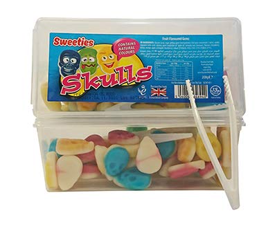 Sweeties Kids Favourite Candy Set - Unicorns, Ice Cream, Lips and Skulls 200g x 4 Tubs