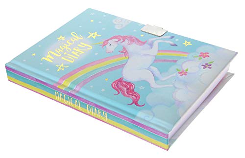 Rainbow Unicorn Lockable Journal 