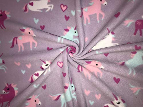 Unicorn Fleece Fabric 