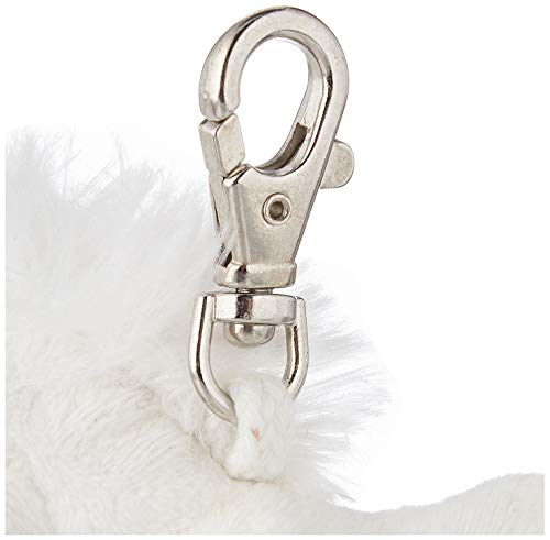 Unicorn Keyring Soft Toy | White & grey | Rudolph Schaffer