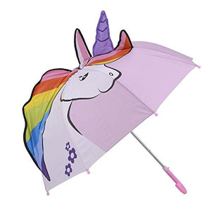 Pink Unicorn Pop up Small Umbrella for Kids | Age 3-7