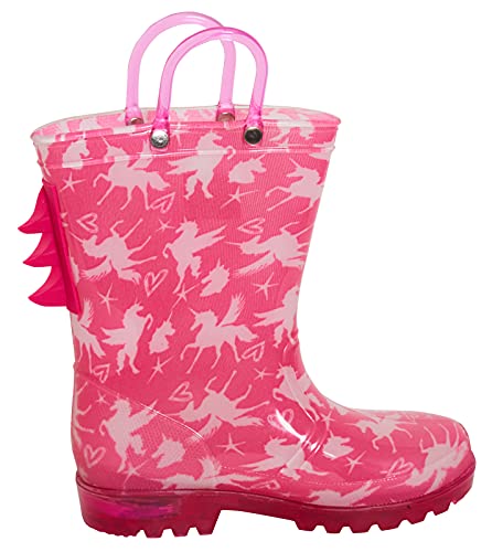 Pink Unicorn 3D Wellington Boots 