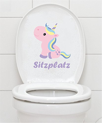 Toilet Sticker For Unicorn Themed Toilet Seat