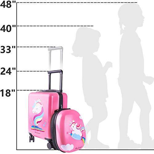 Unicorn Suitcase For Holidays | Pink