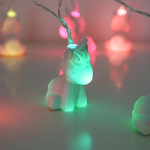 Unicorn String Lights - Colour Changing LEDs - Battery Operated - 1.7m by Festive Lights