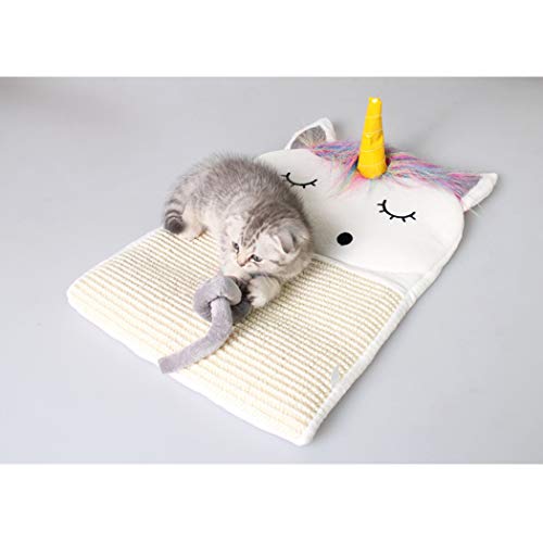 Cute Unicorns Scratching Mat For Kittens & Cats 