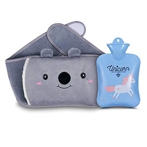 Grey Unicorn Hot Water Bottle | Unicorn Gift
