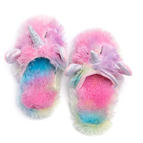 Cosy & Fluffy Unicorn Girls Slippers 