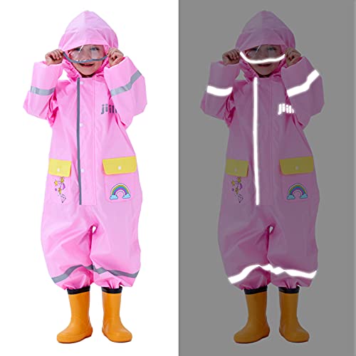 Pink Unicorn Waterproof Onesie | Rain-suit | | For Girls | PVC