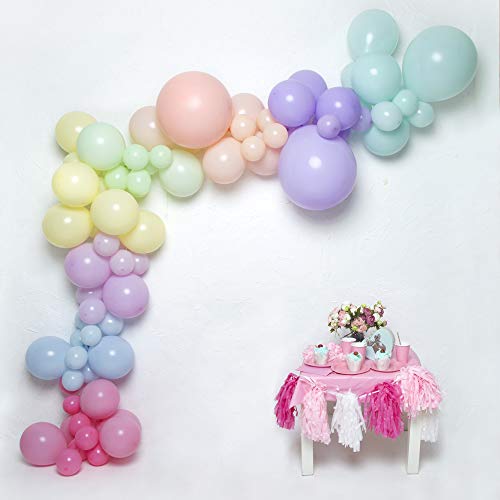 Pastel Balloon Arch Unicorn Baby Shower, Party 