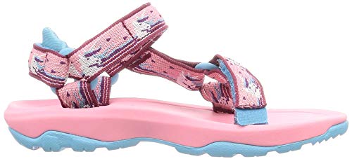 Unicorn open toe pink blue sandals