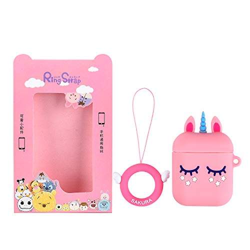 Pink Unicorn Safety Case | For Airpods 