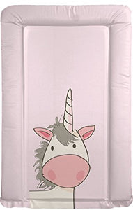 unicorn baby changing mat girls in pink