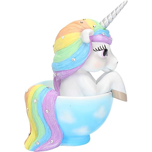 Cute Unicorn In A Teacup Figurine 