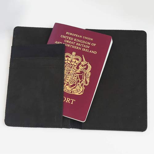 Personalised Unicorn & Rainbow Passport Cover Holder | Pink