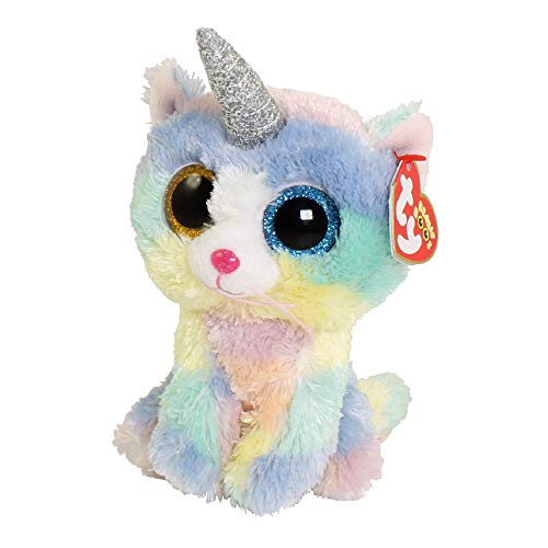 Pastel Coloured Ty Unicorn Cat Plush Toy 