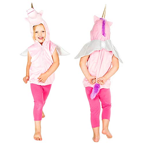 Pink Unicorn Fancy Dress Costume 