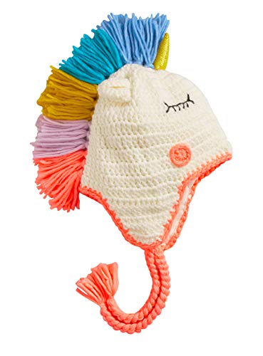 Fleece Lined Unicorn Hat For Girls 