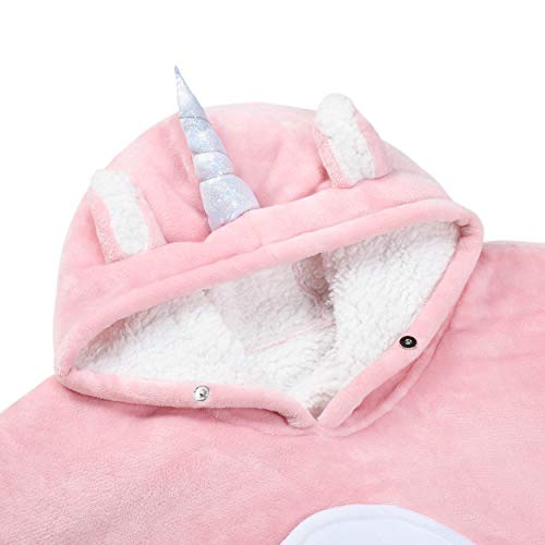 Soft & Fluffy Unicorn Oversized Blanket Hoodie 