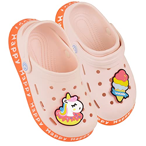 Kids Unicorn Clogs | Peach 