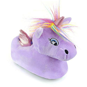 Children's Unicorn Slipper | Lilac | Novelty Slippers 
