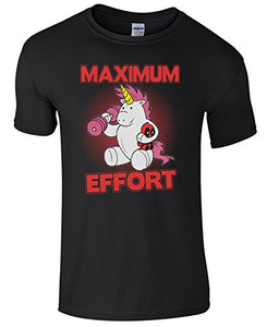 Maximum Effort Unicorn T-Shirt Deadpool T-Shirt Men's Tee