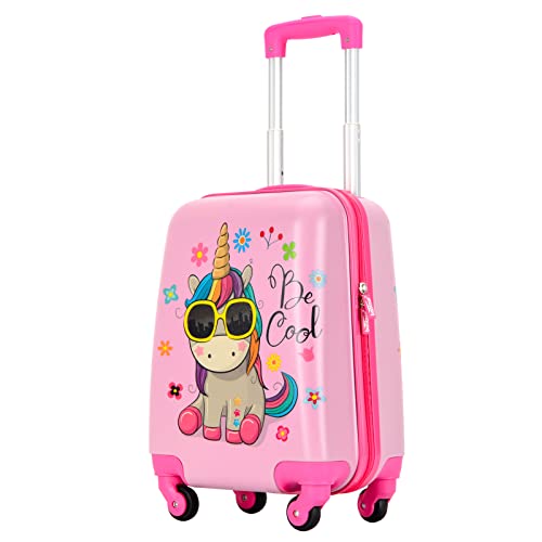Be Cool Unicorn Suitcase | Pink 