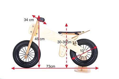 Wooden Balance Bike | Unicorn Design 